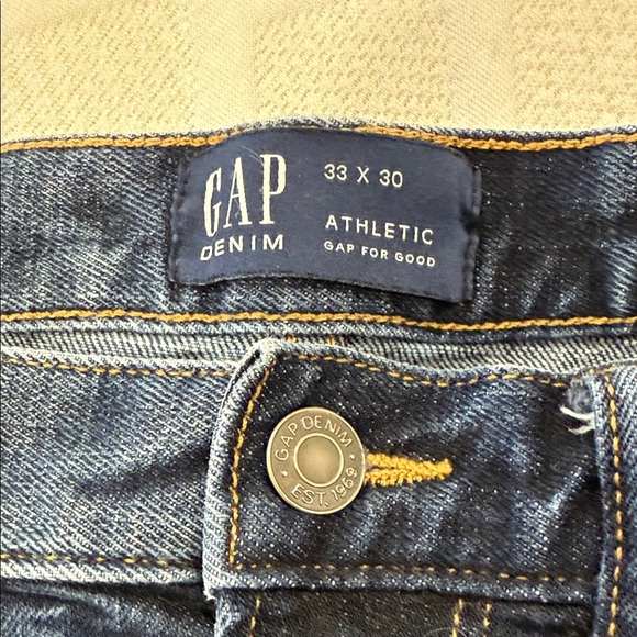 GAP Men's Dark Blue Slim Jeans - Picture 2 of 3